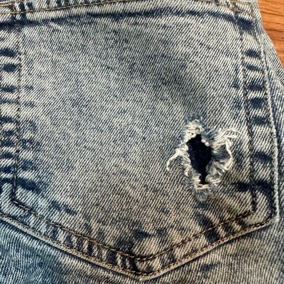 Forever 21 Los Angeles Distressed Skinny Jeans Acid Wash| Women Size 28 - Picture 13 of 13